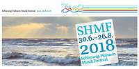 Nordseewellen vor Sankt Peter-Ording als Jahresmotiv des SHMF 2018