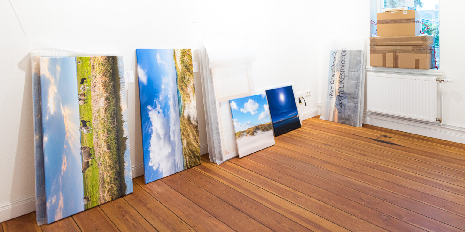 Ausstellungen von Fotografie der Nordsee und Ostsee.