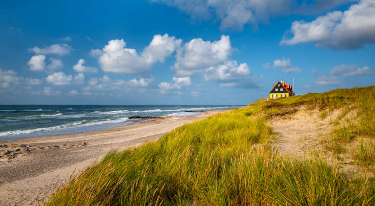 Haus in den Nordseedünen bei Skagen