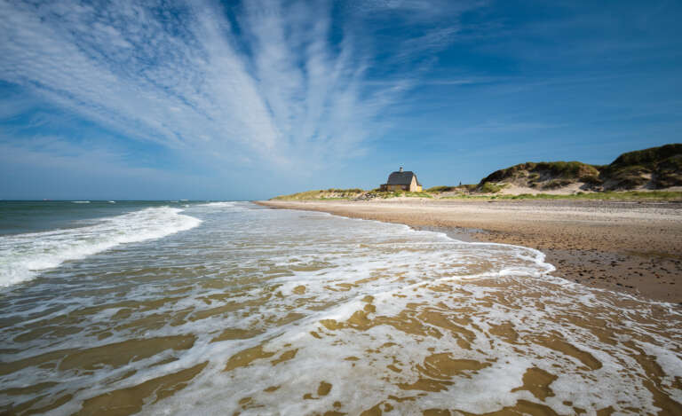 Lange Wellen bei Gammel Skagen