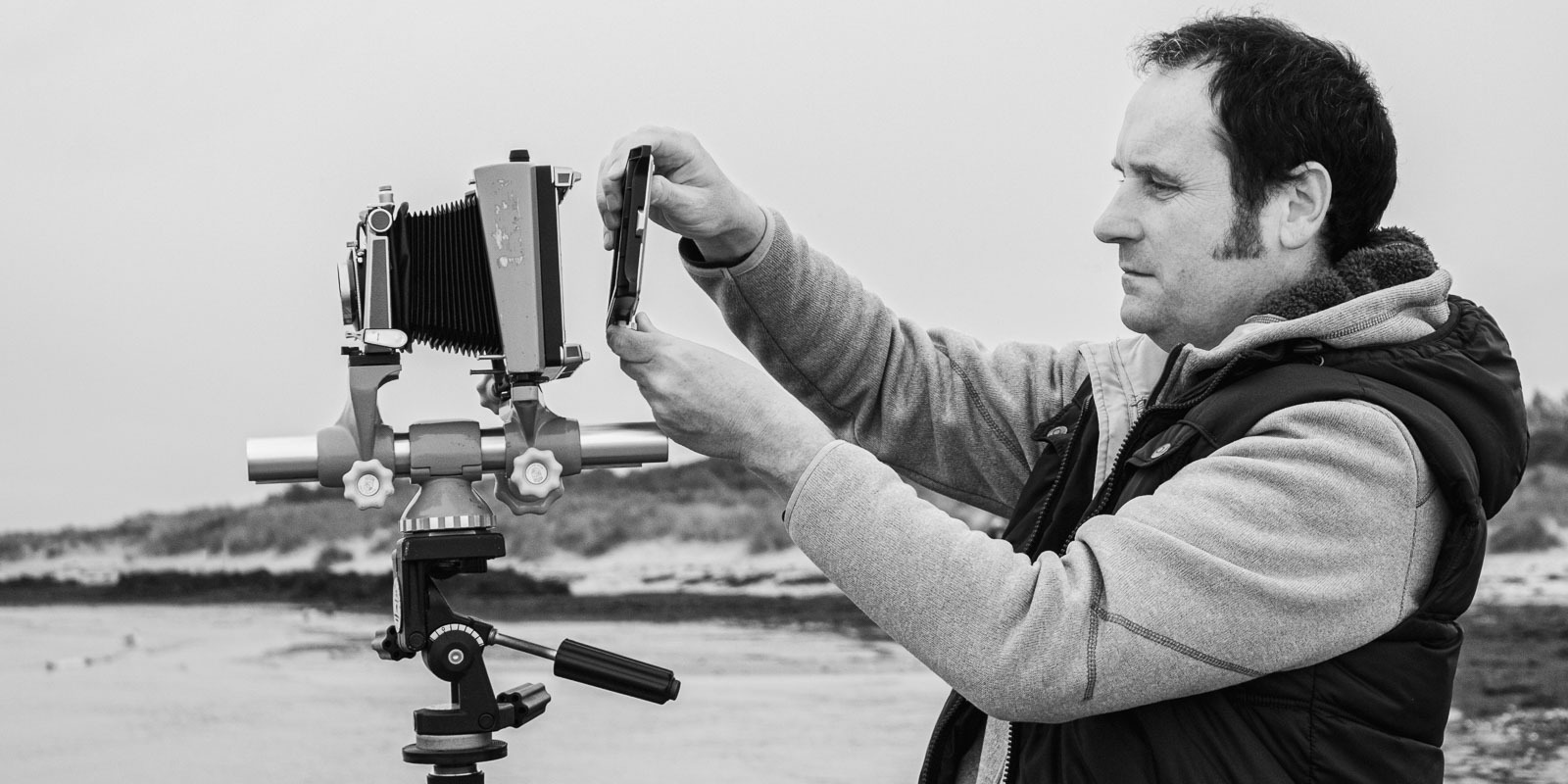 Mario Reinstadler mit Kamera