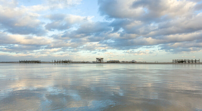 Spiegelung vor St. Peter-Ording