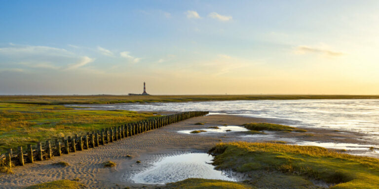 Westerhever im Abendlicht