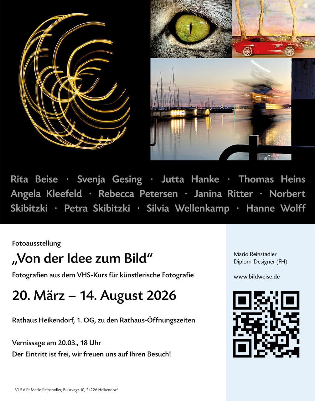 Ausstellung, VHS-Kurs Fotografie, 2026