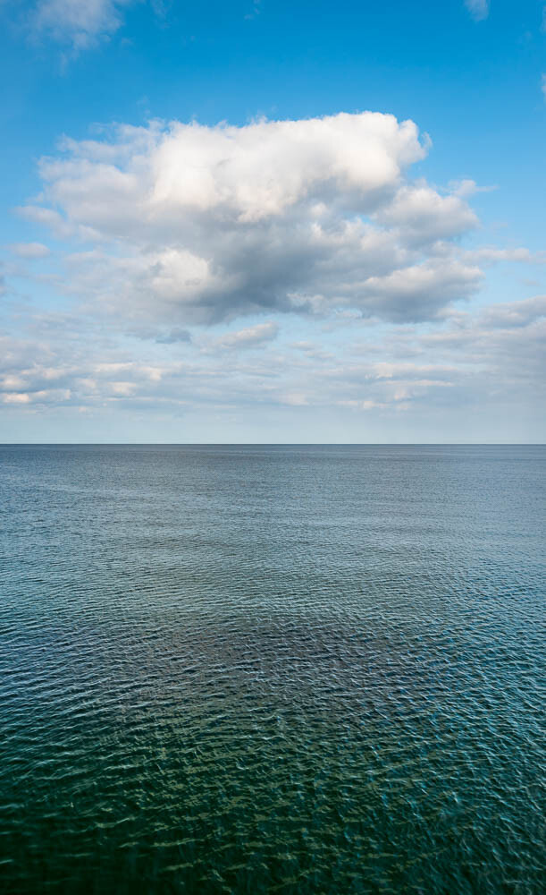 Wolke über der Binzer Bucht