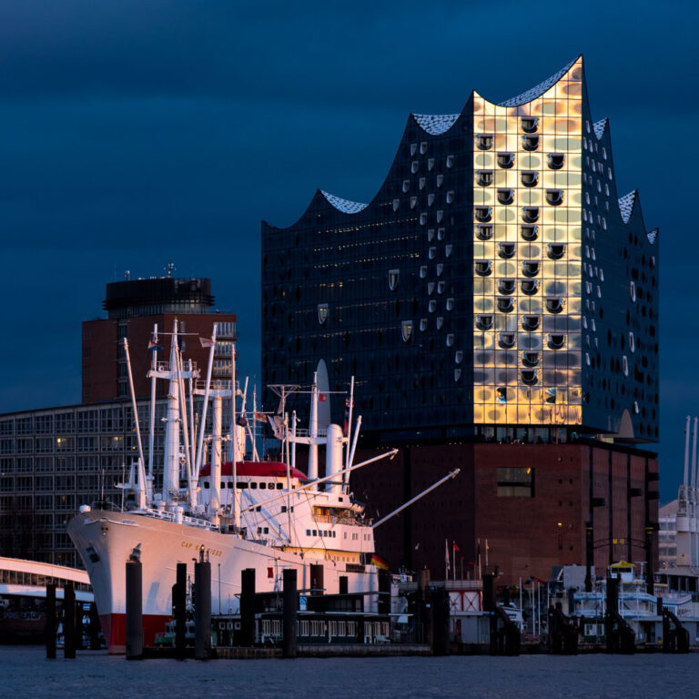 Elphi im Abendlicht<br>EDITION | KLEINE MEERESBILDER