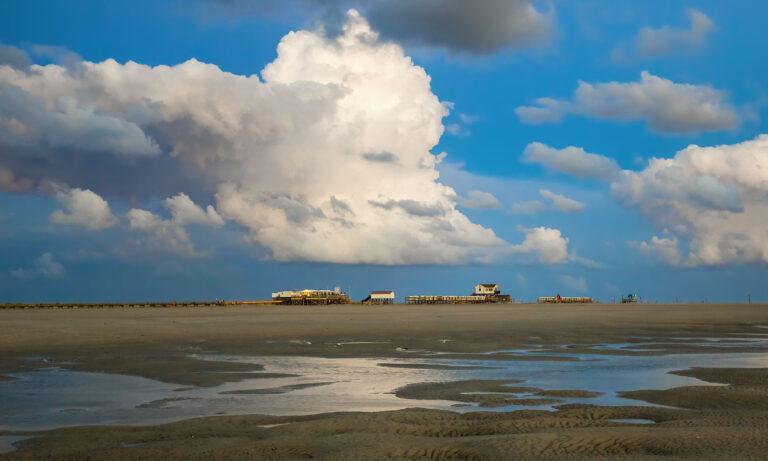 Sommerwolken über SPO-Bad<br>EDITION | KLEINE MEERESBILDER