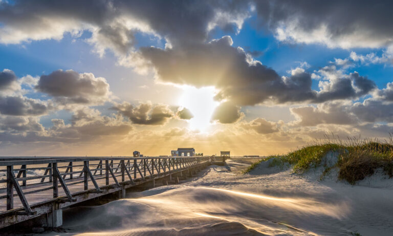 Strandbrücke bei Sturm<br>EDITION | KLEINE MEERESBILDER